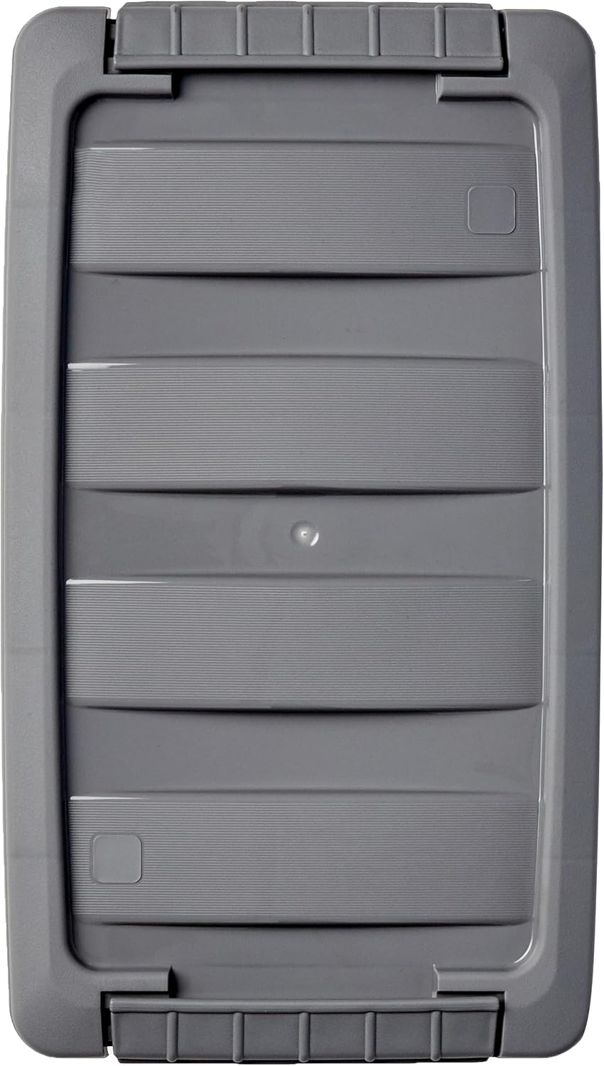Plastic Storage Containers with Secure Latching Lids, Stackable Organization Bins for Organizing, Clear/Grey, 5 Quart, Set of 10 - Image 3